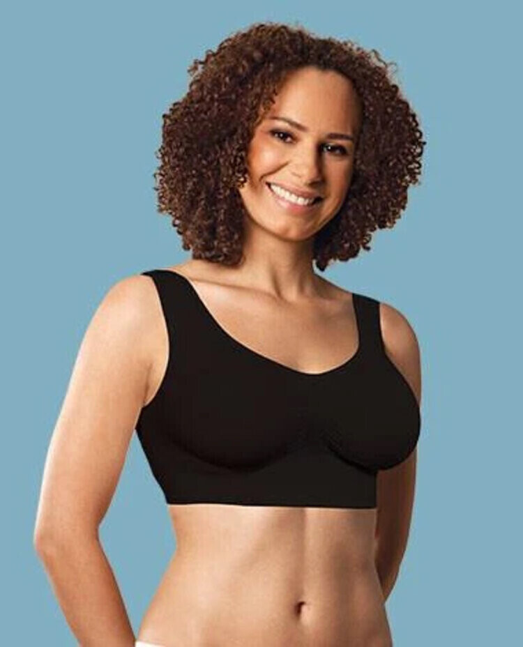 CARRIWELL Podprsenka těhotenská bezešvá Černá S