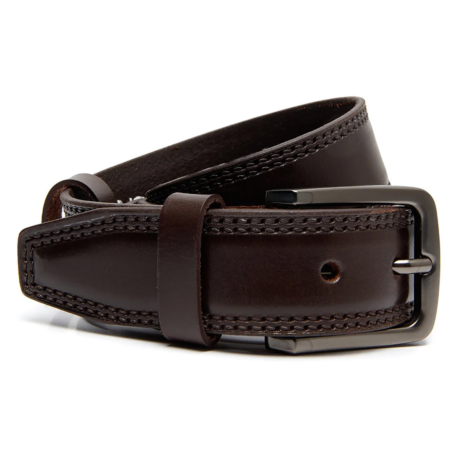 Pánský kožený opasek The Chestrfield Brand Karlo - hnědá