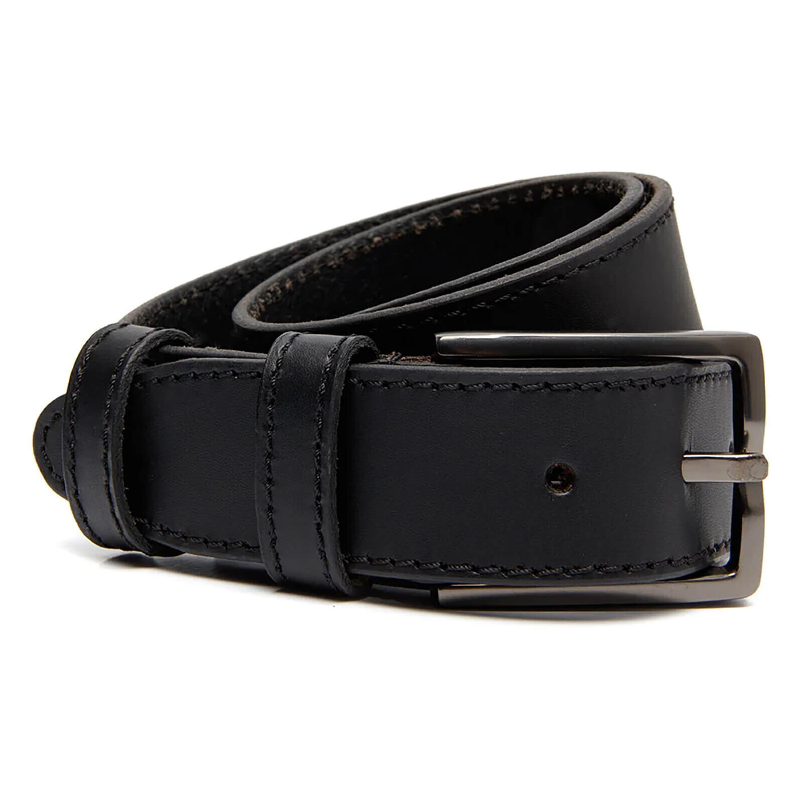 Pánský kožený opasek The Chestrfield Brand Monet - černá