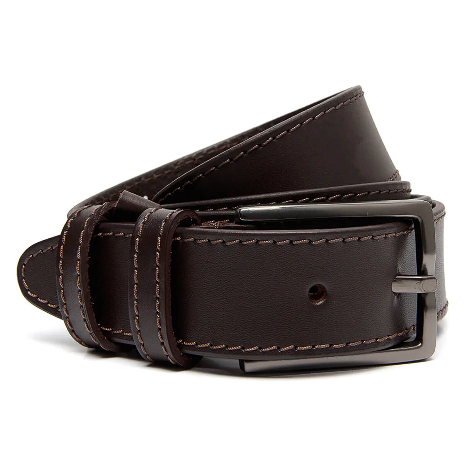 Pánský kožený opasek The Chestrfield Brand Monet - hnědá