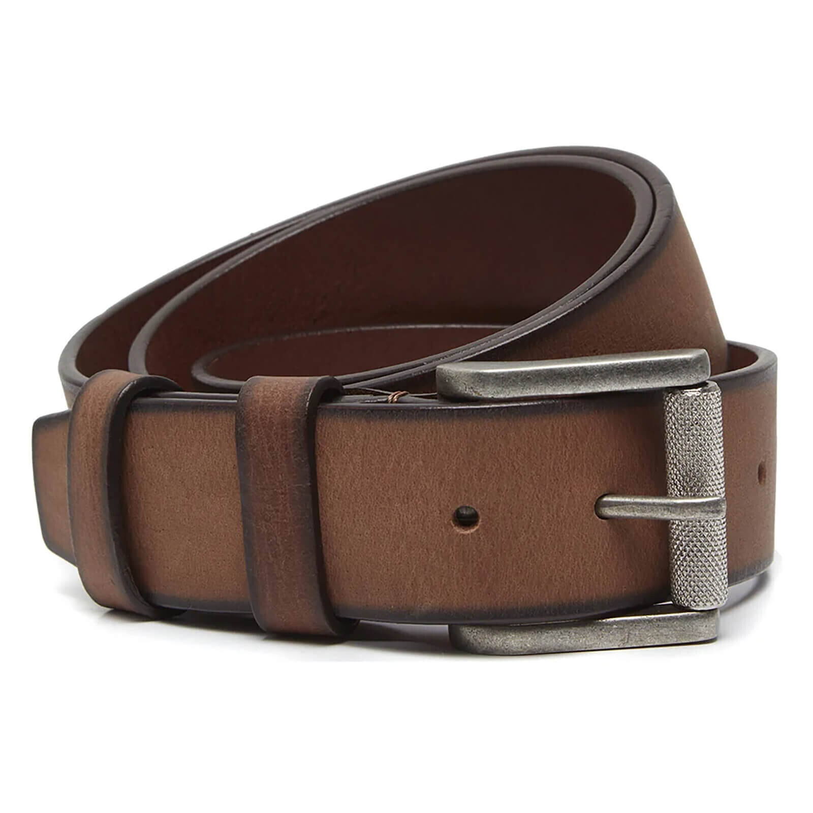 Pánský kožený opasek The Chestrfield Brand Ayden - koňak