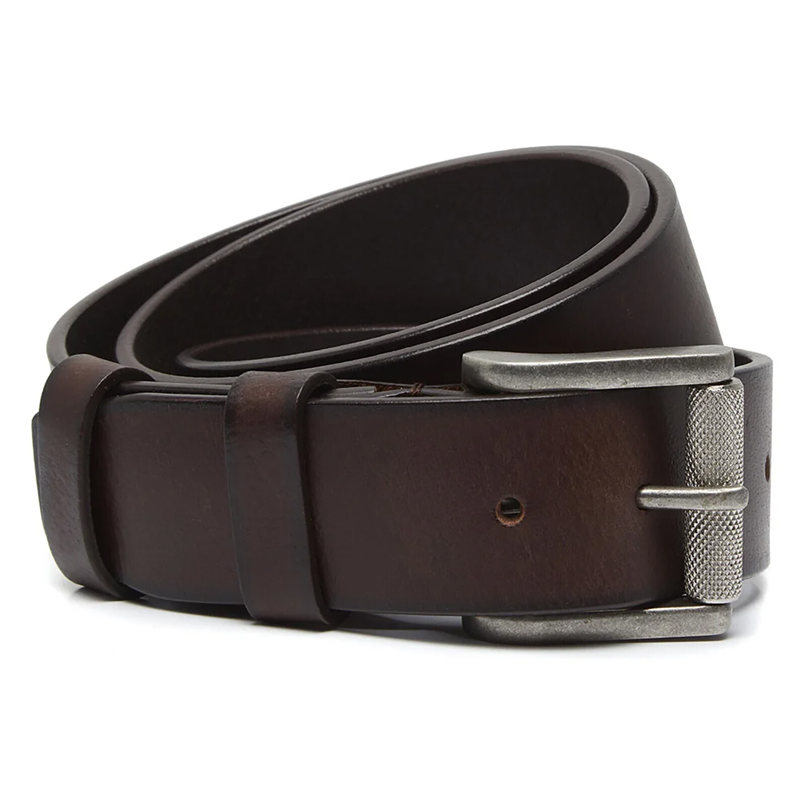 Pánský kožený opasek The Chestrfield Brand Ayden - hnědá