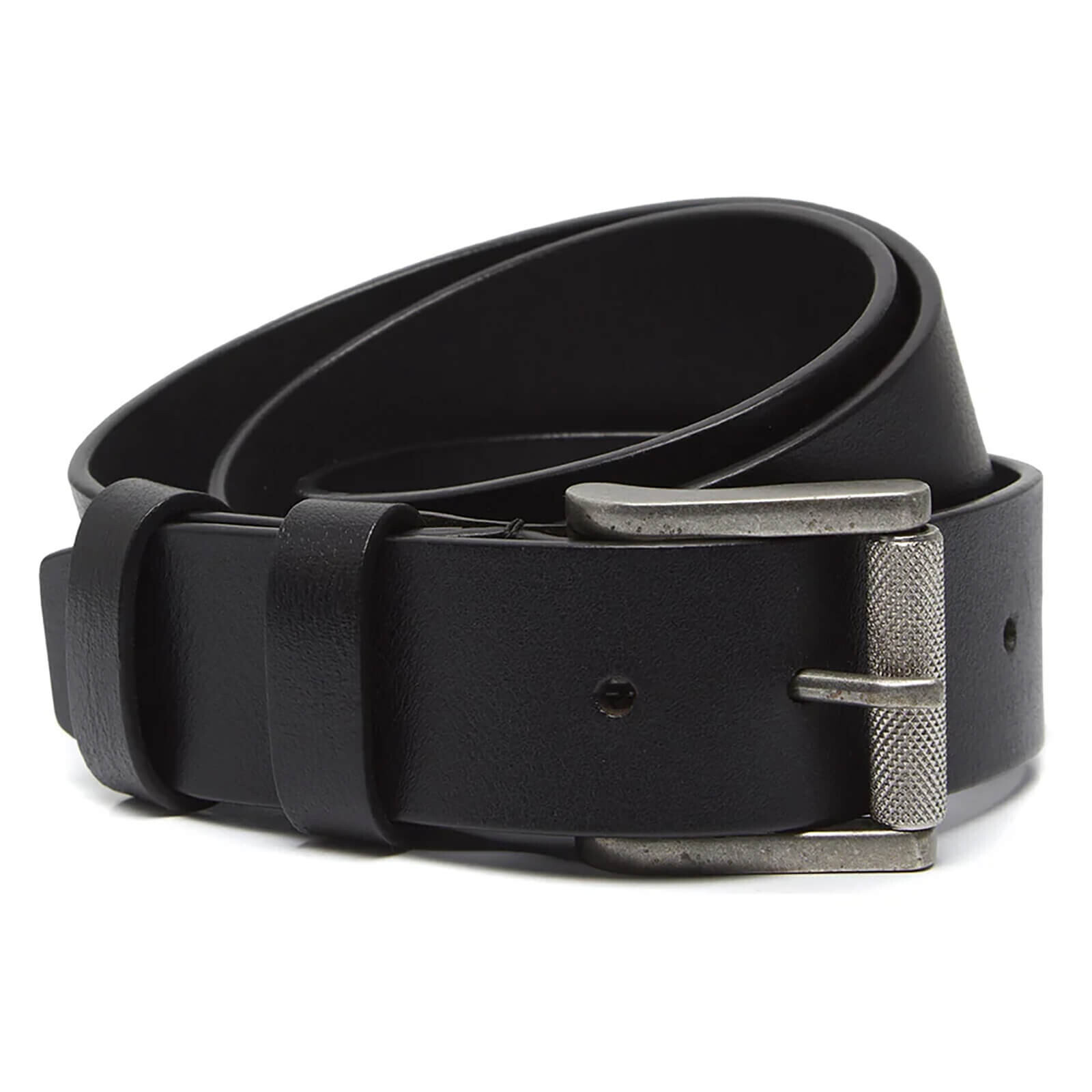 Pánský kožený opasek The Chestrfield Brand Ayden - černá