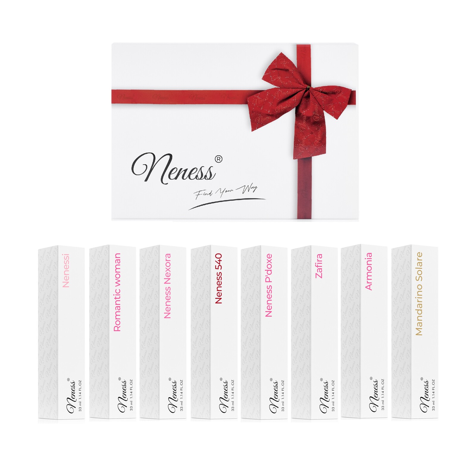 Neness dárková sada – tipy a oblíbené vůně od holek ze skladu 8 kusů - 8x33ml