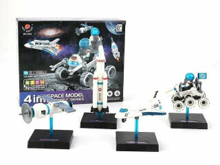 Stavebnice 4v1 - Solární vesmírná stanice