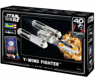 Revell Star Wars – Y-Wing Fighter 1:72 (38 dílů)
