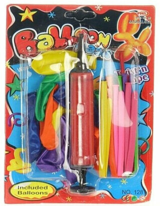 Sada balónků na modelování se pumpičkou