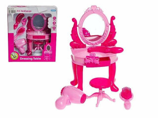 Mini toaletní stolek pro panenky s doplňky