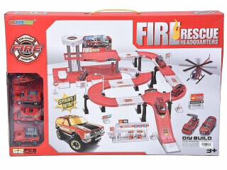 Hasičská záchranná stanice – velký set se silnicí