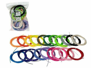 Náplně do 3D pera – 20 barev, 5 m