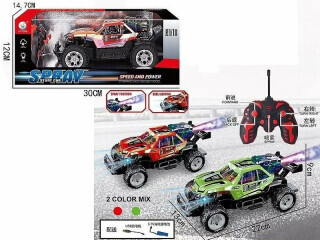RC auto Stunt Car se sprejovou funkcí