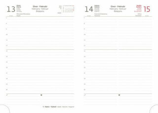 Diář 2026 denní A5 Vario - 1 BLACK DESIGN