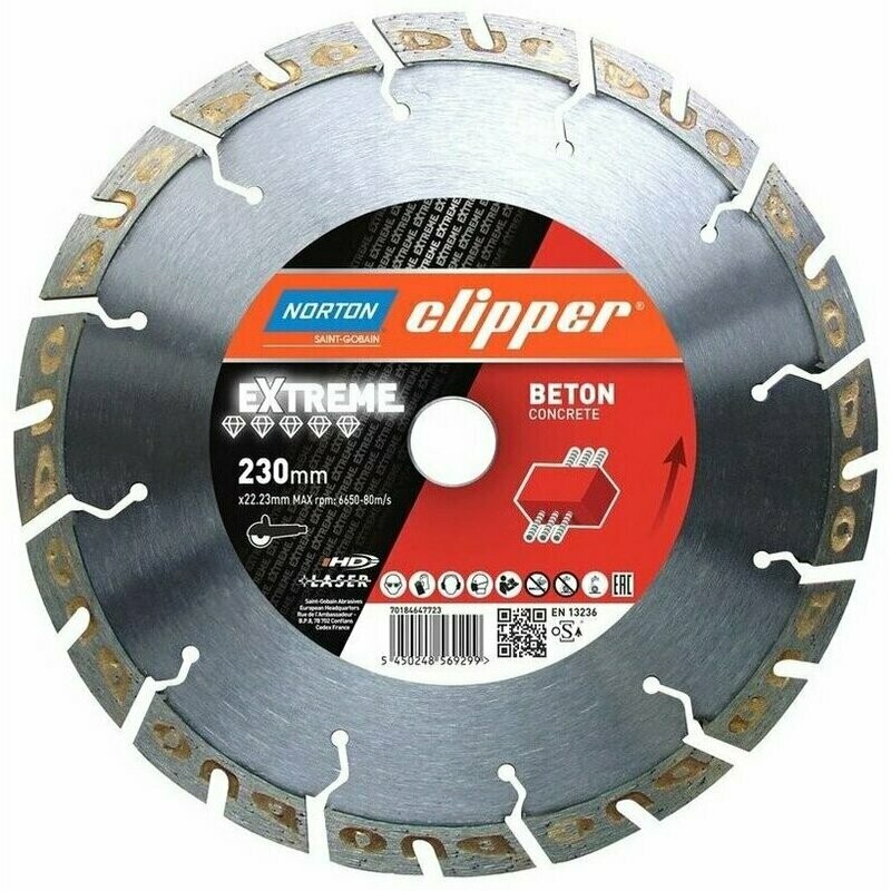 Kotouč řezný DIA Norton Extreme Beton 230×22,23 mm