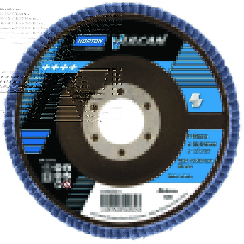 Kotouč brusný lamelový Norton Vulcan R842 115×22,23 mm 60