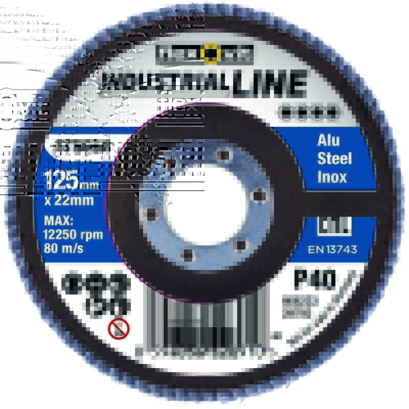 Kotouč brusný lamelový Flexovit IL Strobo 125×22,23 mm 80
