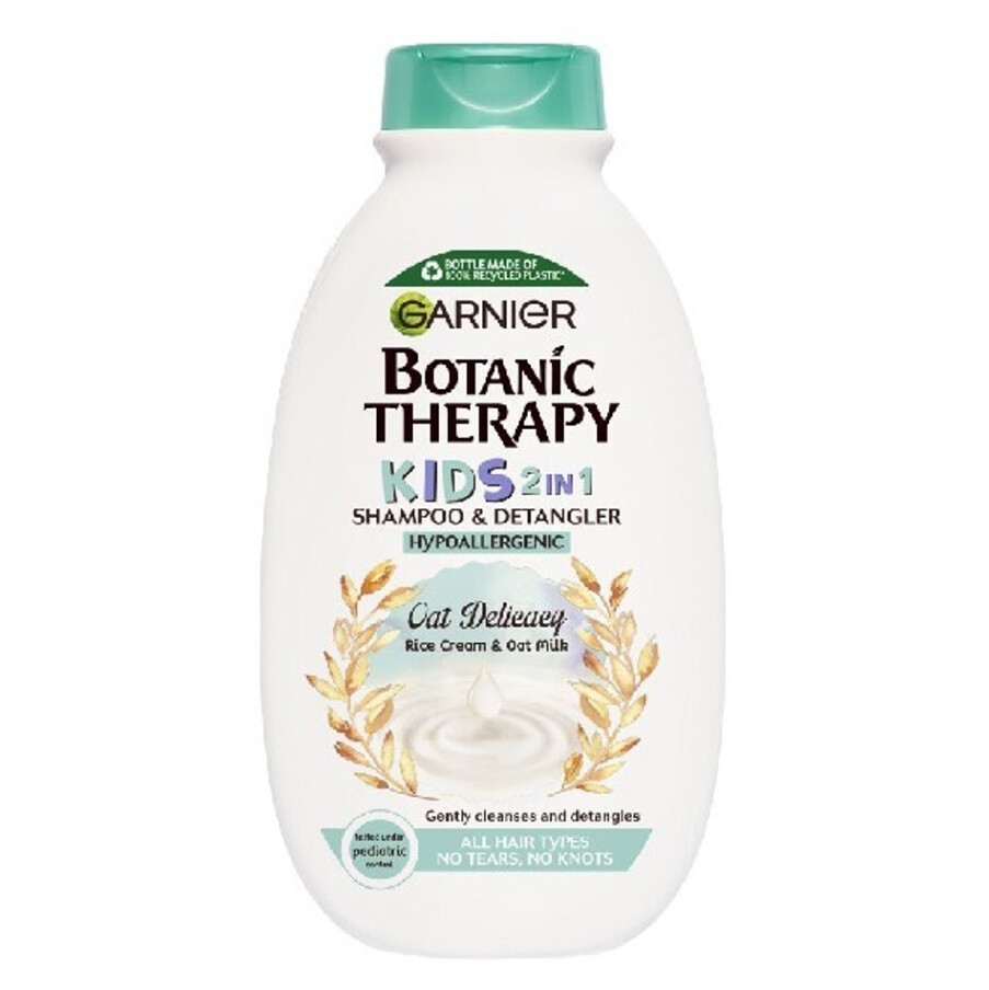 GARNIER Botanic Therapy Kids 2 v 1 Šampon a kondicionér Ledové království Oat Delicacy 400 ml, poškozený obal