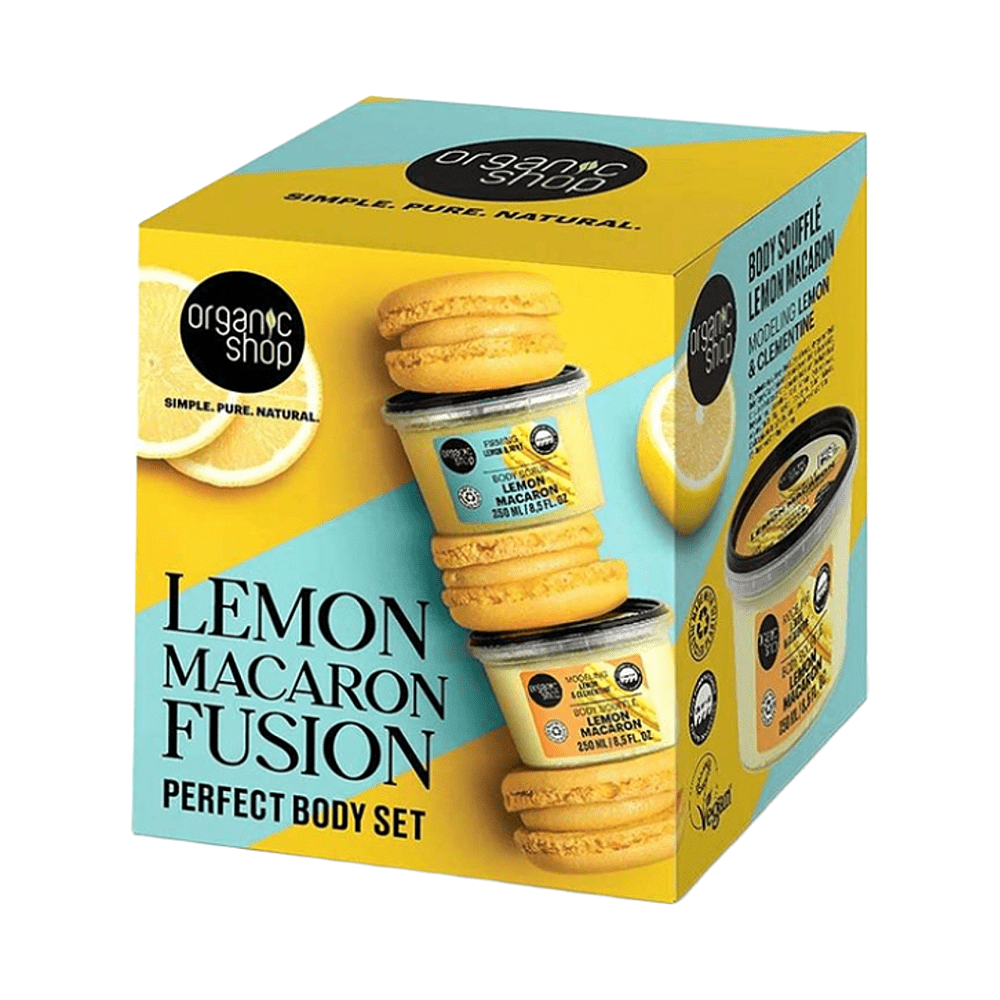 ORGANIC SHOP Citrónová makronka Dárkové balení
