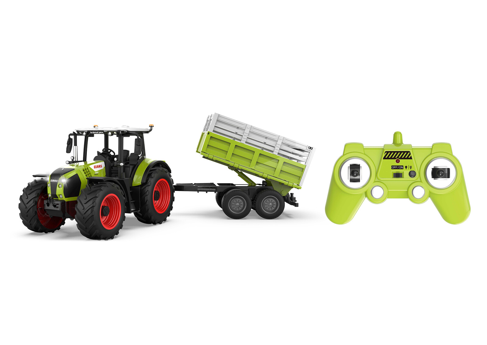 Claas Traktor s vlečkou RC na dálkové ovládání 43,6 cm