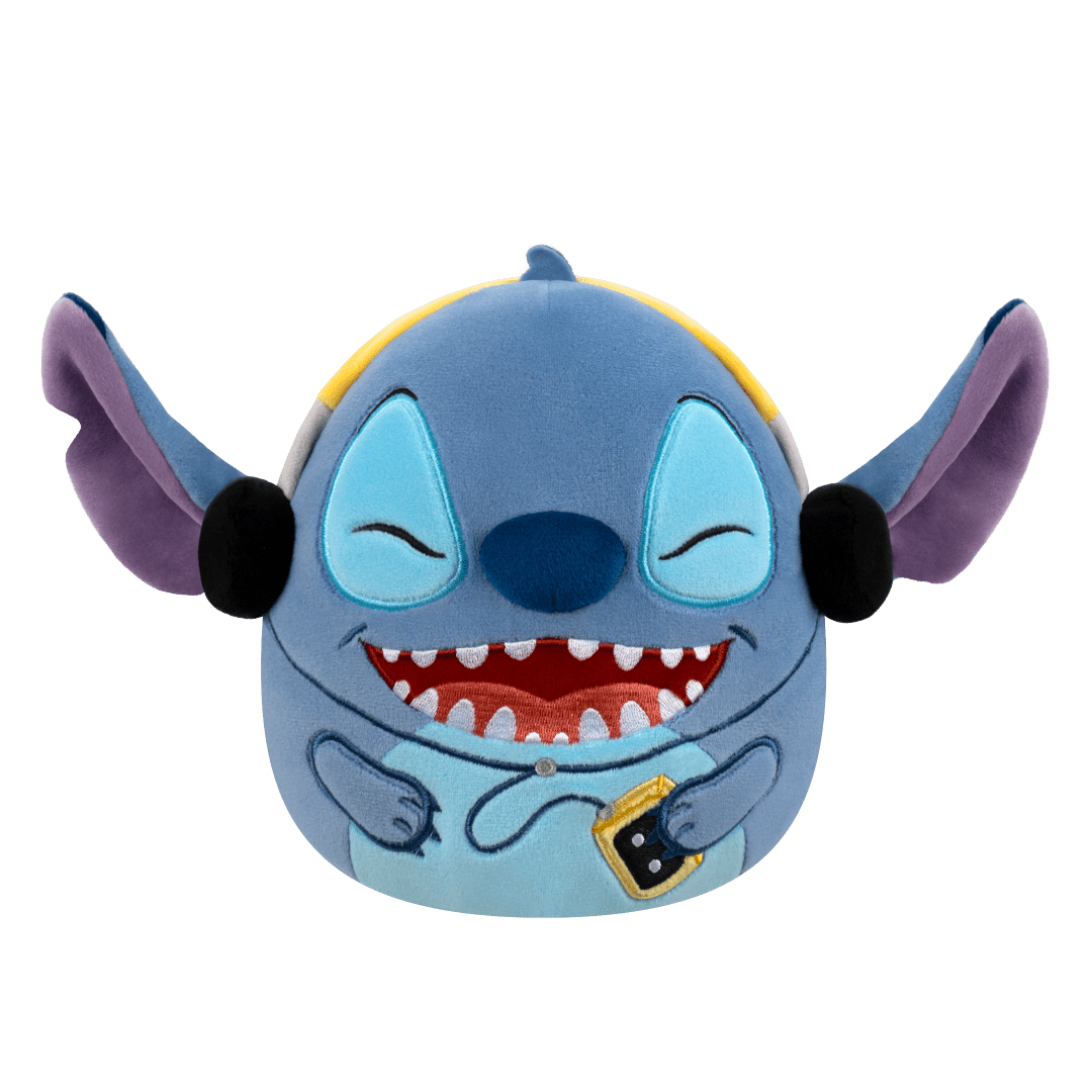 SQUISHMALLOWS Disney Stich se sluchátky, 25 cm