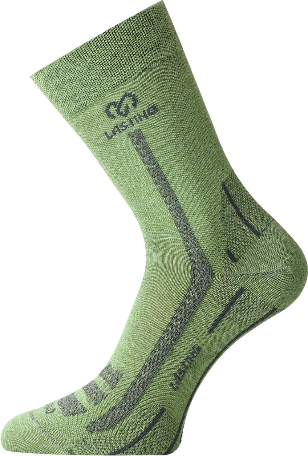 Lasting merino ponožky WLS 608 zelené Velikost: L