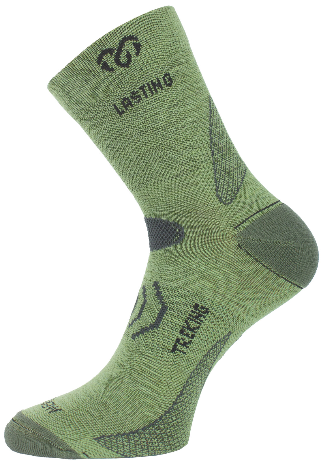 Lasting merino ponožky TNW 608 zelené Velikost: L