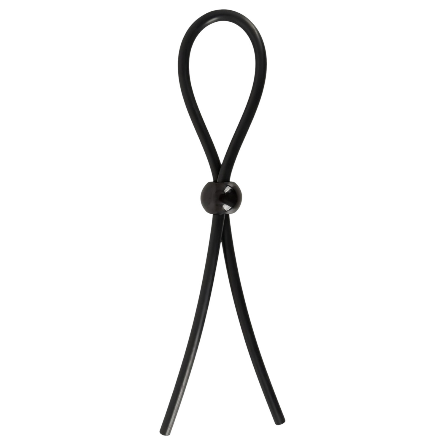 Magic Shiver - nastavitelný kroužek na penis (černý)