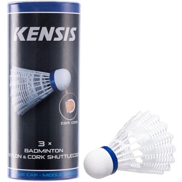 Kensis NSC 3 MEDIUM Badmintonové míčky, bílá, velikost