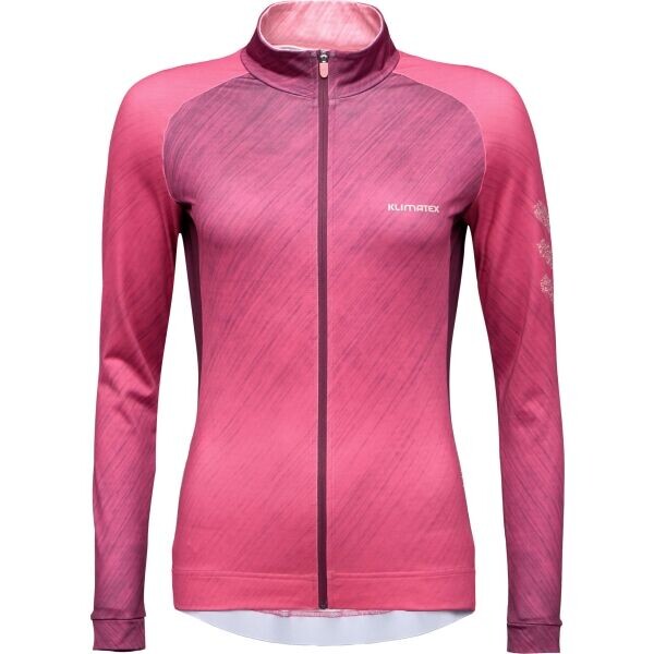 Klimatex RUTH Dámský hřejivý cyklodres, růžová, velikost XXL