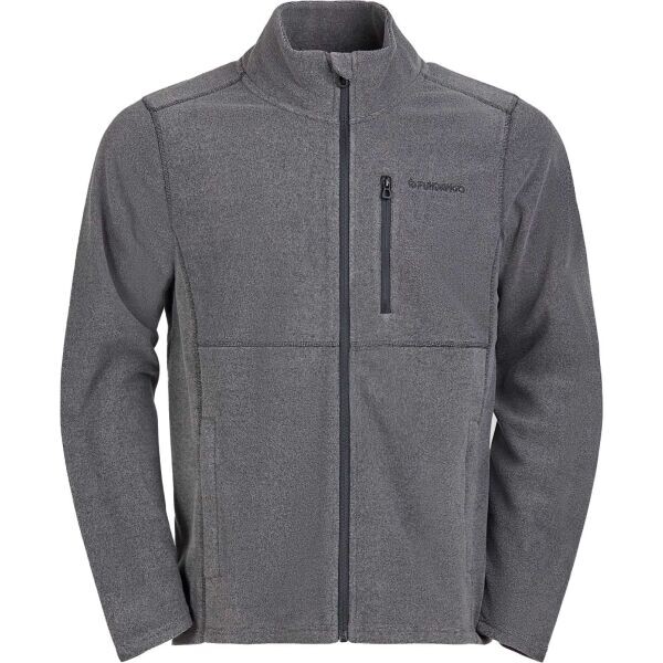 FUNDANGO JEFFREY Pánská fleecová mikina, tmavě šedá, velikost