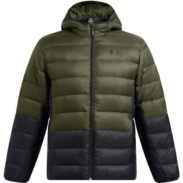 Under Armour LEGEND DOWN HOODED Pánská bunda, khaki, velikost