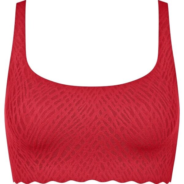 SLOGGI ZERO FEEL BLISS FESTIVE TOP Dámská podprsenka, červená, velikost