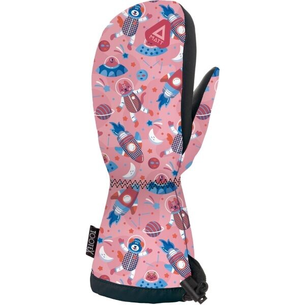 Matt KIDS MITTEN Dětské palčáky, růžová, velikost