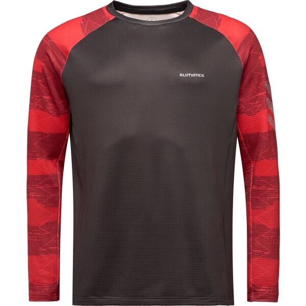 Klimatex SHELOB WARM Pánské MTB triko, černá, velikost XXL