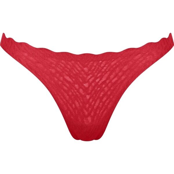 SLOGGI ZERO FEEL BLISS FESTIVE STRING Dámské kalhotky, červená, velikost