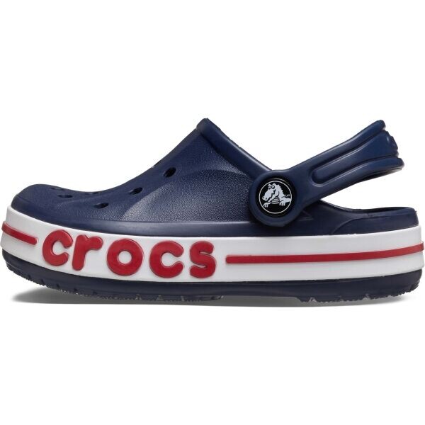 Crocs BAYABAND CLOG K Dětské pantofle, tmavě modrá, velikost 32/33