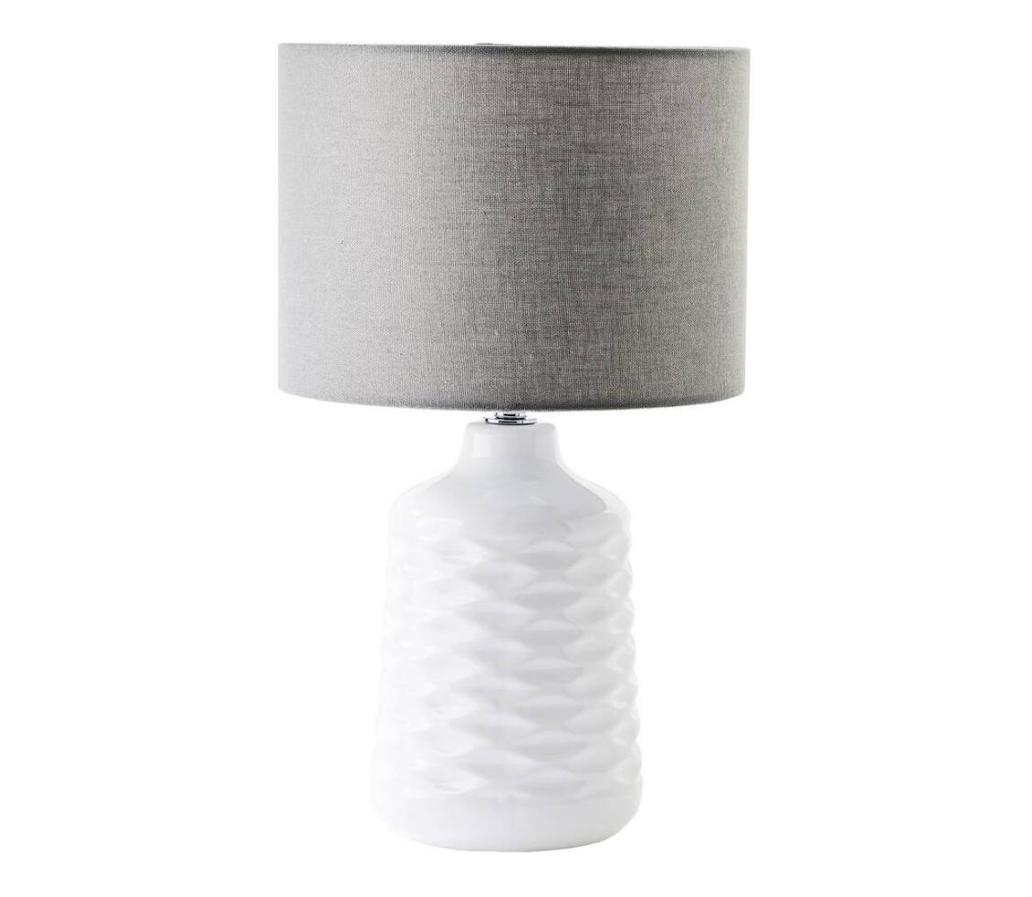 Brilliant - Stolní lampa ILYSA 1xE14/40W/230V bílá/šedá 94569/70