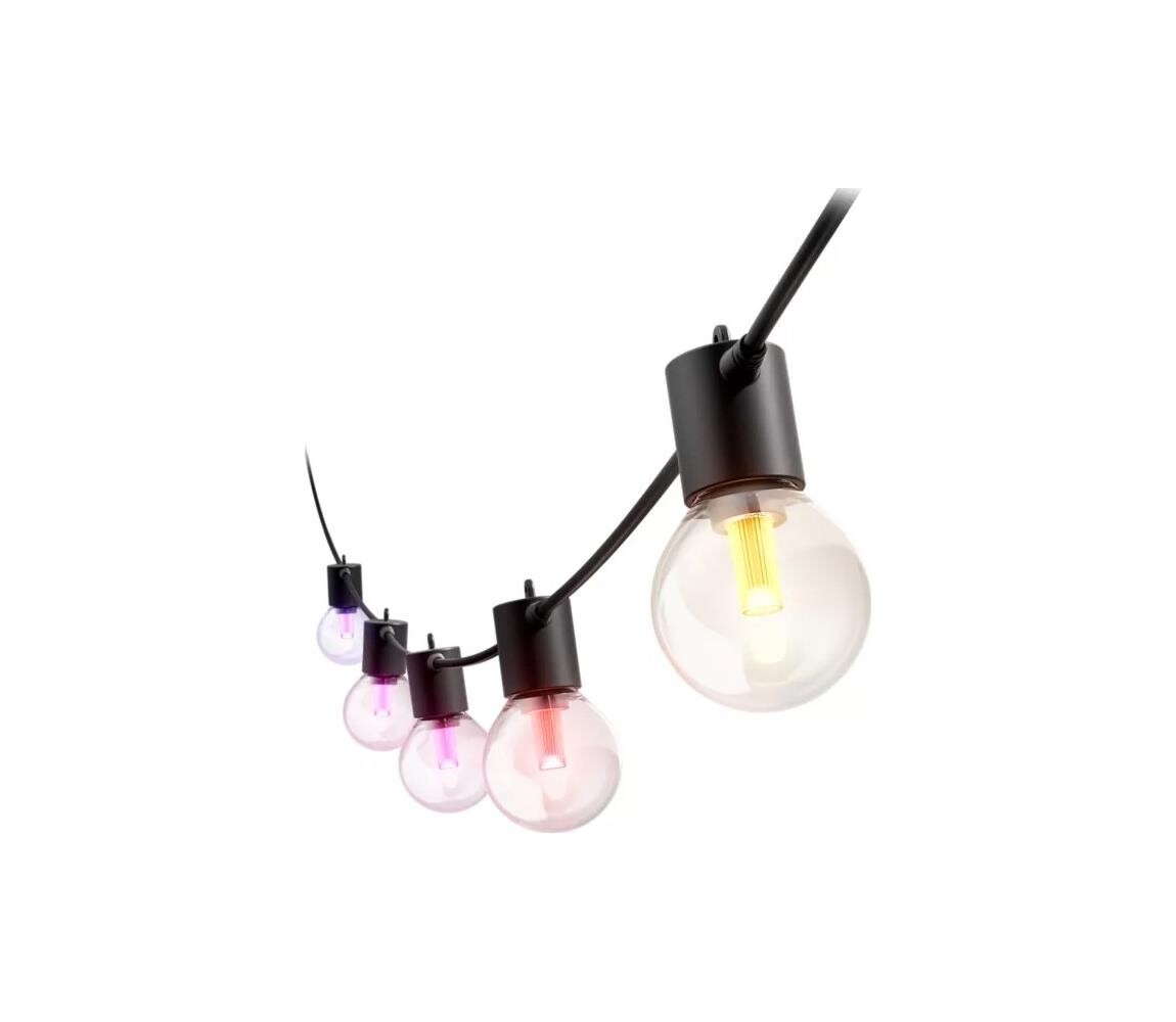 Philips -LED RGBW Prodlužovací stmív. venkovní řetěz Hue FESTAVIA 10xLED 7m IP65 8721103063717