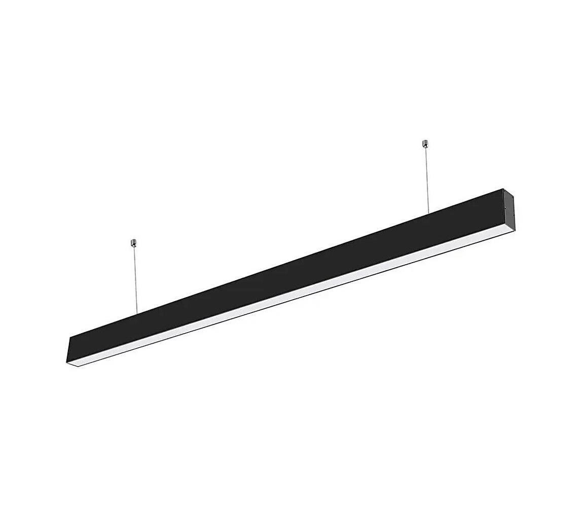 LED Lustr na lanku SAMSUNG CHIP LED/40W/230V 4000K černá 21374