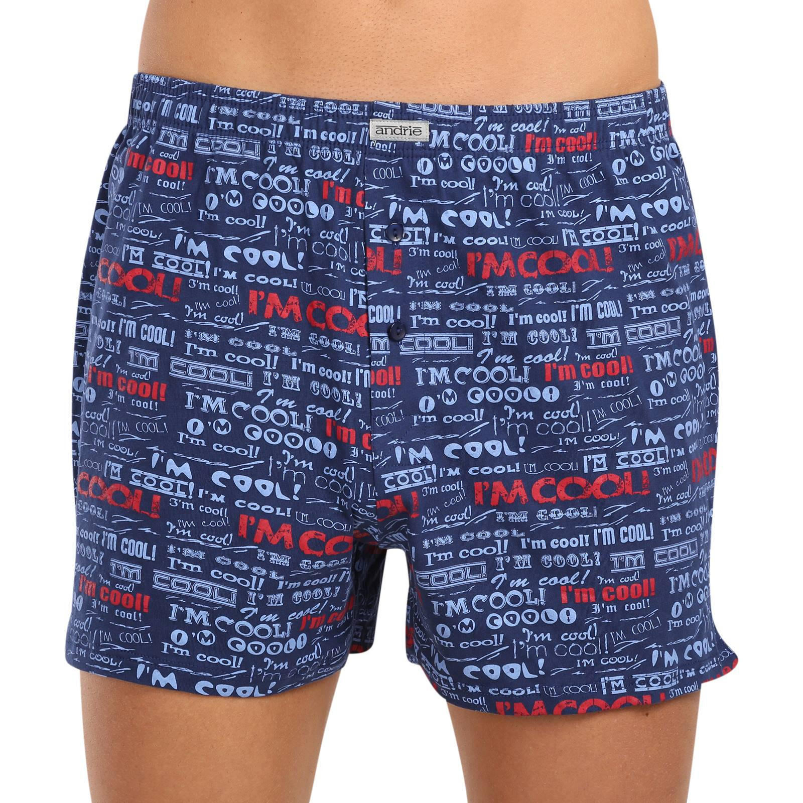 Pánské trenky Andrie vícebarevné (PS 5818-1blue) 4XL, trenýrky