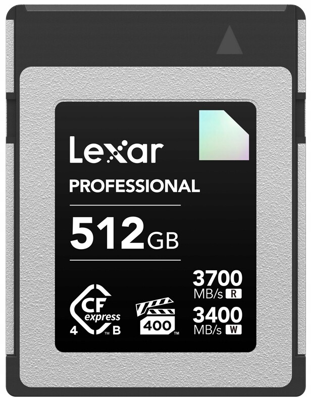 LEXAR CFexpress 4.0 Pro Diamond R3700/W3400 (VPG400) 512GB