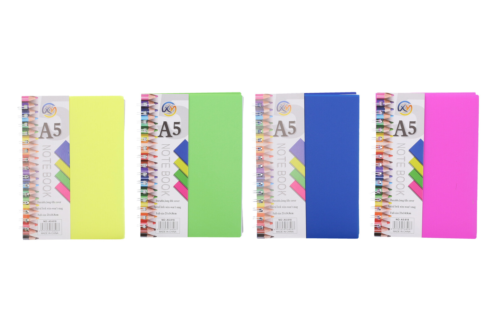 Notes spirála linkovaný A5 15x21 cm, 100 stran