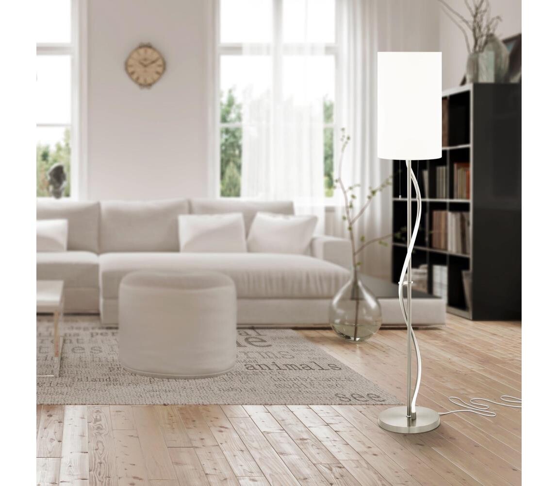 Eglo 98309 - LED Stojací lampa ESPARTAL 1xE27/60W/230V + LED/11,8W 98309