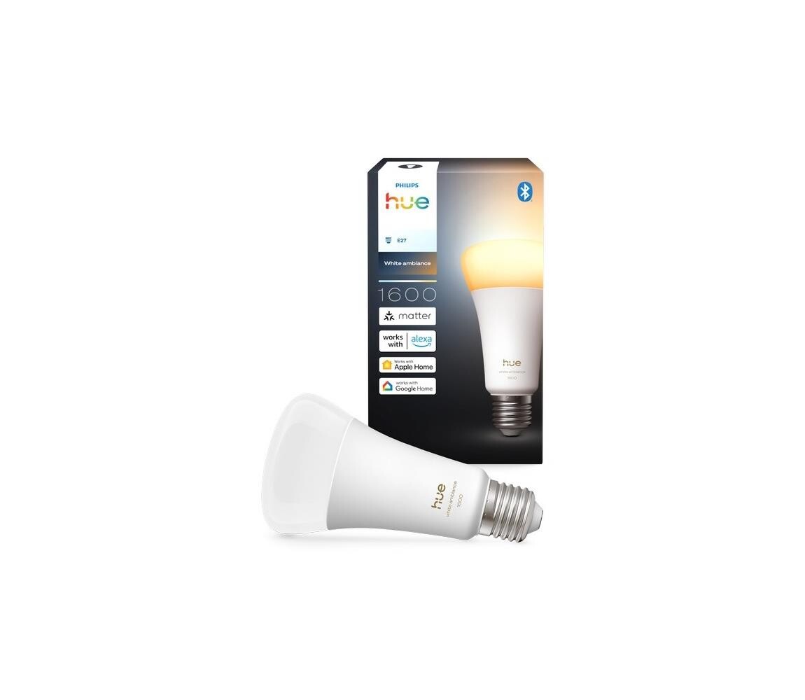 LED Stmívatelná žárovka Philips Hue WHITE AMBIANCE E27/11,8W/230V 1000-20000K 8720169364288