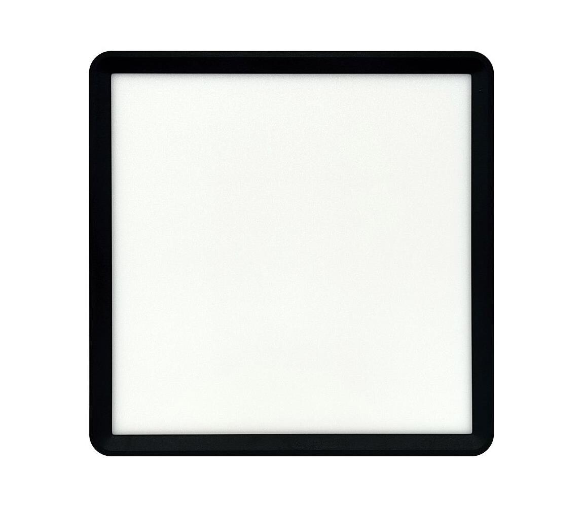 LED Stropní svítidlo LED/24W/230V 3000/4000/6500K 30x30 cm černá 008 0001288