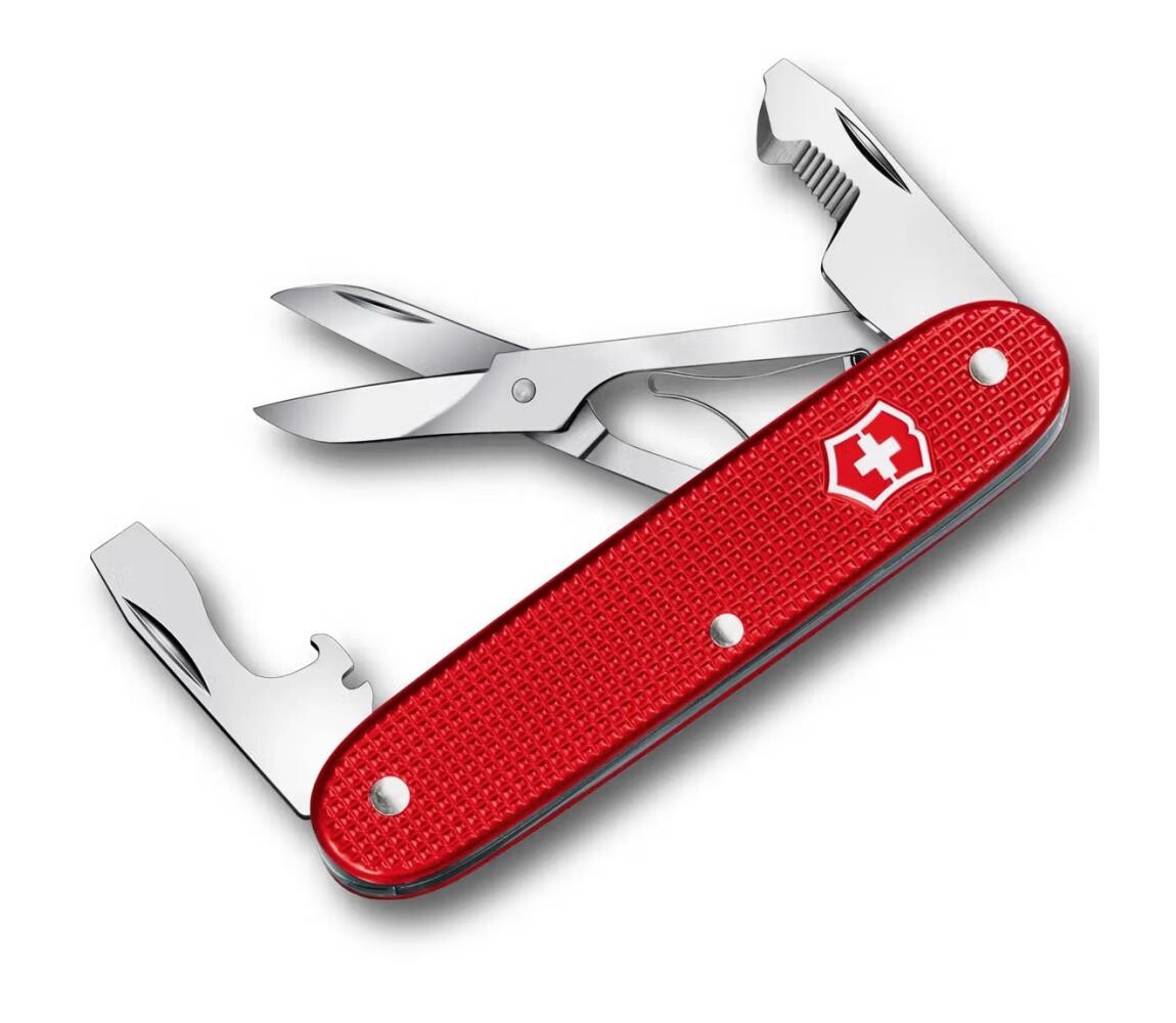 Victorinox -Multifunkční kapesní nůž COMPANION SLIM ALOX 9,3 cm/6 funkcí červená 0.8170.20