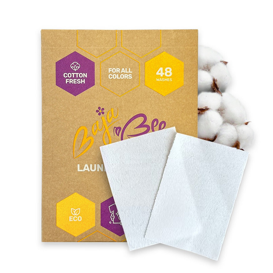 Prací pásky BajaBee cotton fresh 48ks (BB2)