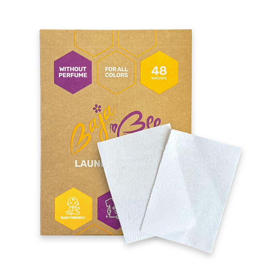 Prací pásky BajaBee bez vůně 48ks (BB1)