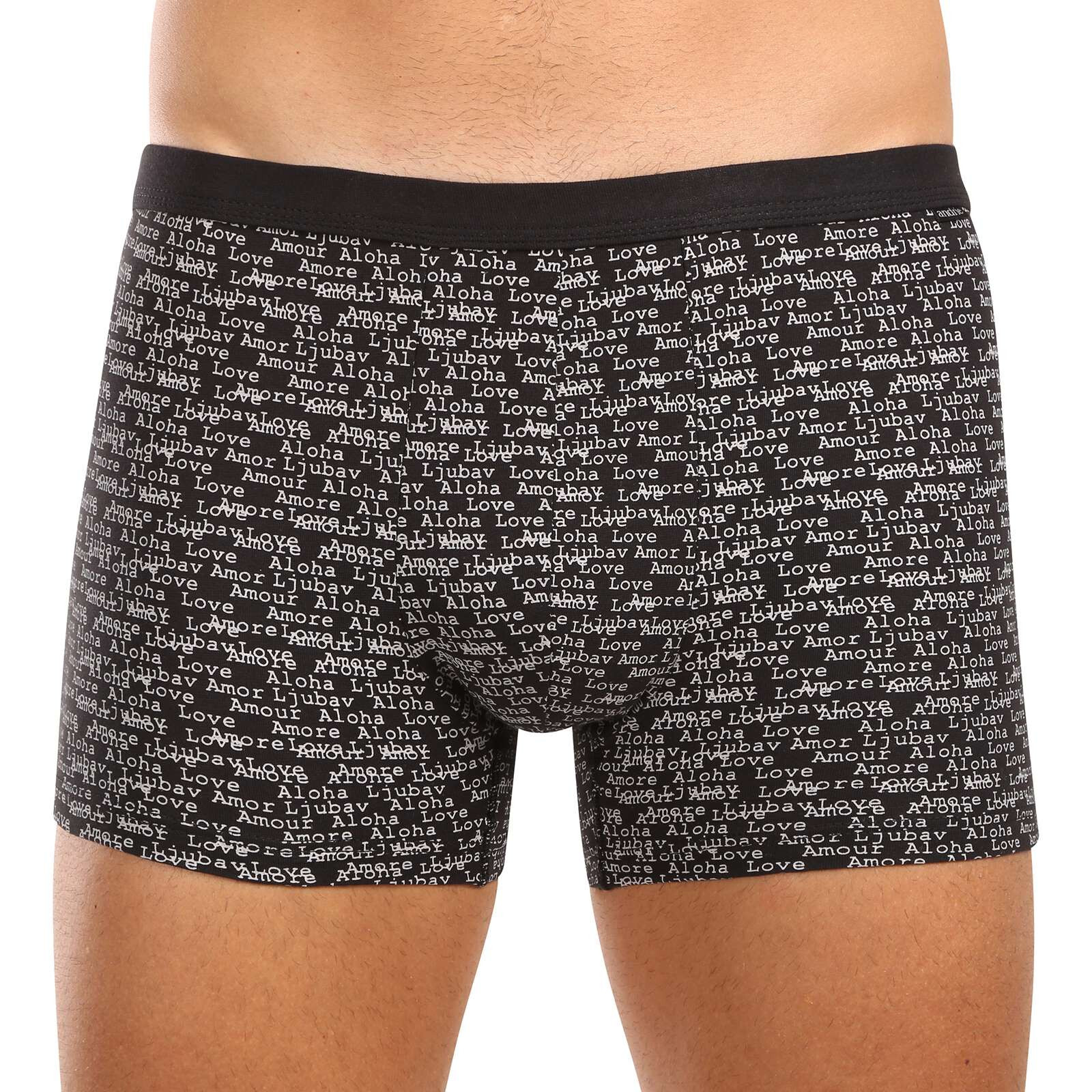 Pánské boxerky Andrie vícebarevné (PS 5800/black) L, trenky / trenýrky
