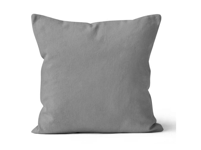 TipTrade Mikroplyšový povlak na polštář 40x40 cm - Šedý