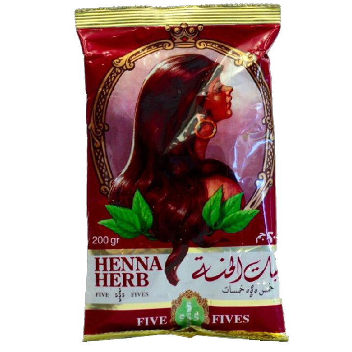 Henna na vlasy čistá červená, 200 g